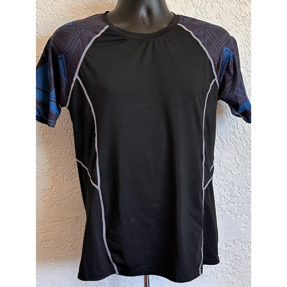 Men's Unbranded Performance Workout Athletic Shirt Gym Activewear